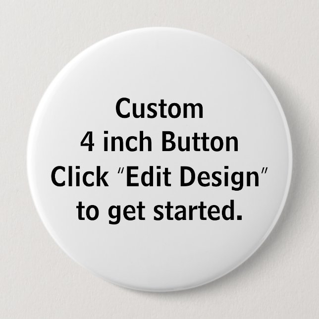 Custom 4 inch Round Pin/ Button (Front)