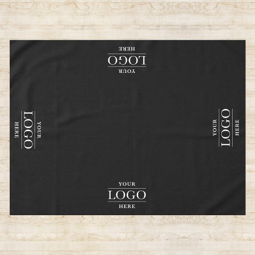 Custom 4 Logo Company Business Restaurant Promo Tablecloth