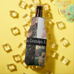 Custom 4 Photo Collage Best Grandpa Ever Bottle Cooler<br><div class="desc">Custom 4 Photo Collage Best Grandpa Ever Bottle Cooler</div>