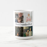 Custom 4 Photo Collage Best Grandpa Ever Coffee Mug<br><div class="desc">Custom 4 Photo Collage Best Grandpa Ever Coffee Mug</div>