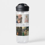 Custom 4 Photo Collage Best Grandpa Ever Water Bottle<br><div class="desc">Custom 4 Photo Collage Best Grandpa Ever Water Bottle</div>