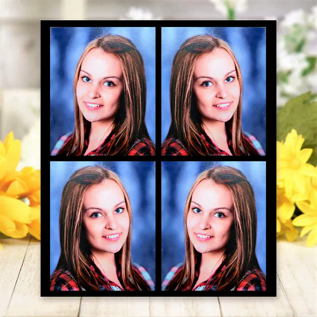 Custom 4 Photo Collage Personalized Tapestry Zazzle