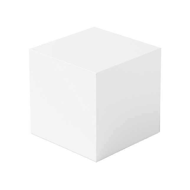 Custom 4" Photo Cube (Front Angled)