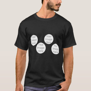 Custom 4-Photo Party T-Shirt – Add Your Images