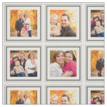 Custom 4 Photo Tile Fabric