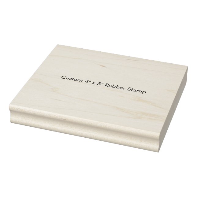 Custom 4" x 5" Rubber Stamp (Stamp)
