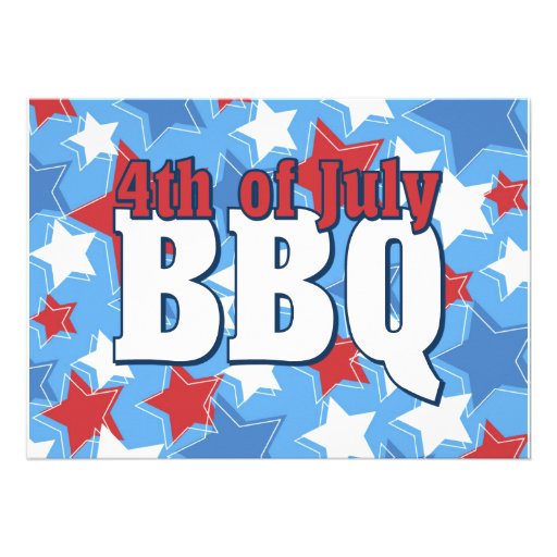 Custom 4th Of July Barbecue Invitation 5