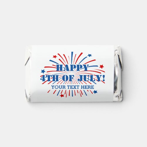 Custom 4th of July Hersheys Miniatures chocolates