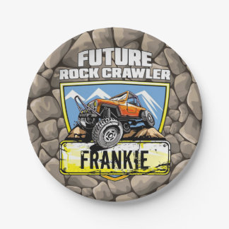 Custom 4x4 Future Rock Crawler | Personalized Paper Plates