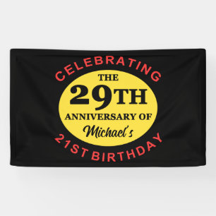 Custom 50th Birthday Humor Banner
