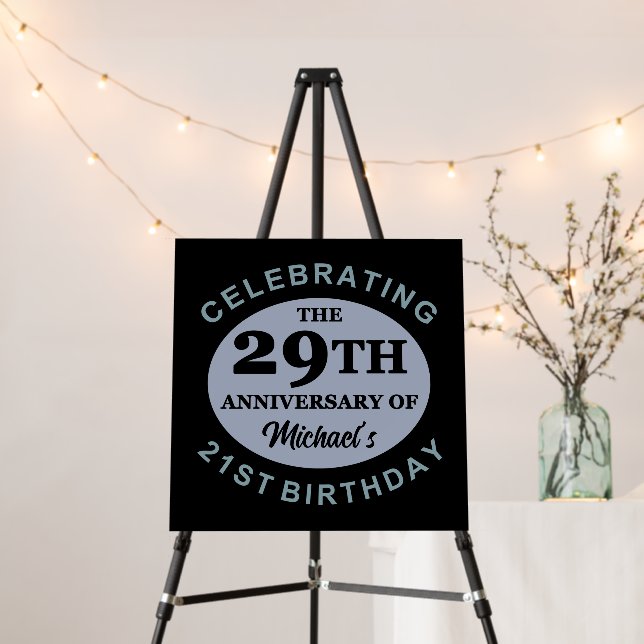 Custom 50th Birthday Humor Foam Board (In Situ (Stand))