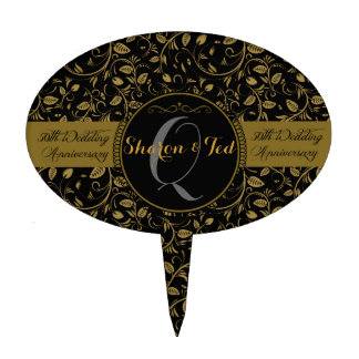 Custom 50th Wedding Anniversary Cake Topper