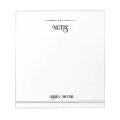 Custom 5.5x6 Notepad, Personalized Notes Desktop | Zazzle