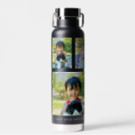 Custom 5 Photo Keepsake Collage Water Bottle