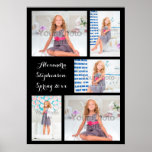 Custom 5 Photo Personalized Collage Print