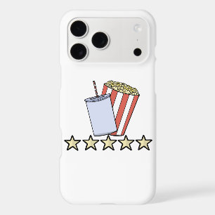 Custom 5 Star Movie Review Popcorn Drink Film iPhone 17 Pro Max Case