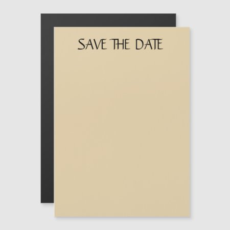 Custom 5"x7" Thin Magnetic Card Save The Date