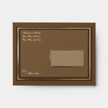 Custom 5 ¾ X 4 3/8 Thank You Envelope 2nd Version by 4westies at Zazzle