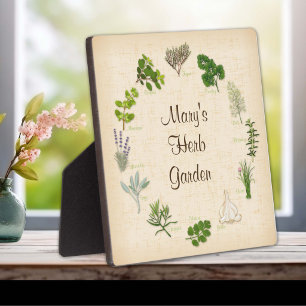 Custom 5 X 7 Herb Garden Plaque