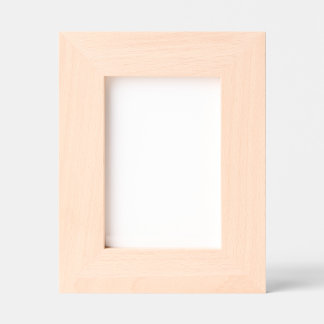 Custom 5" x 7" Portrait, FrameStyle: natural Engraved Frames