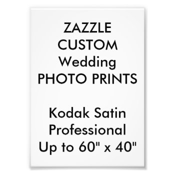 Custom 5" X 7" Professional Photo Prints by TheWeddingCollection at Zazzle