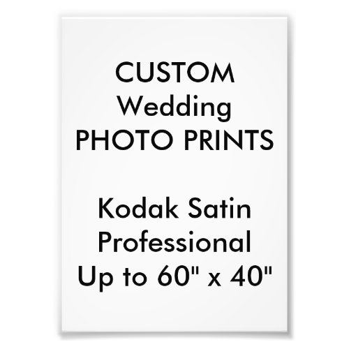 Custom 5 x 7 Professional Photo Prints