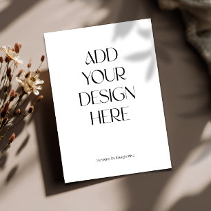 Custom 5x7" Inch Invitation Cards & Stationary