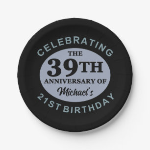 Custom 60th Birthday Humor Paper Plates