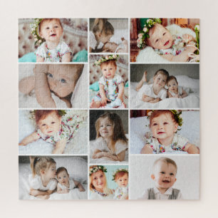 Custom 676 Piece Multi Photo Collage Jigsaw Puzzle