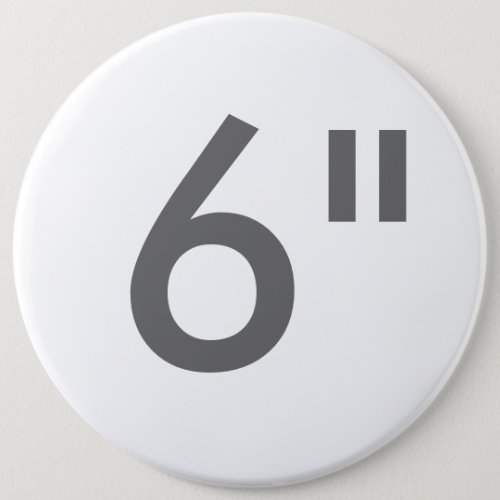 Custom 6 Colossal Round Button Blank Template