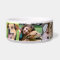 Custom 6 Pet Photo Collage Dog Name Bowl