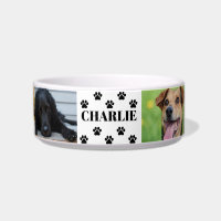 Custom 6 Pet Photo Collage Dog Name