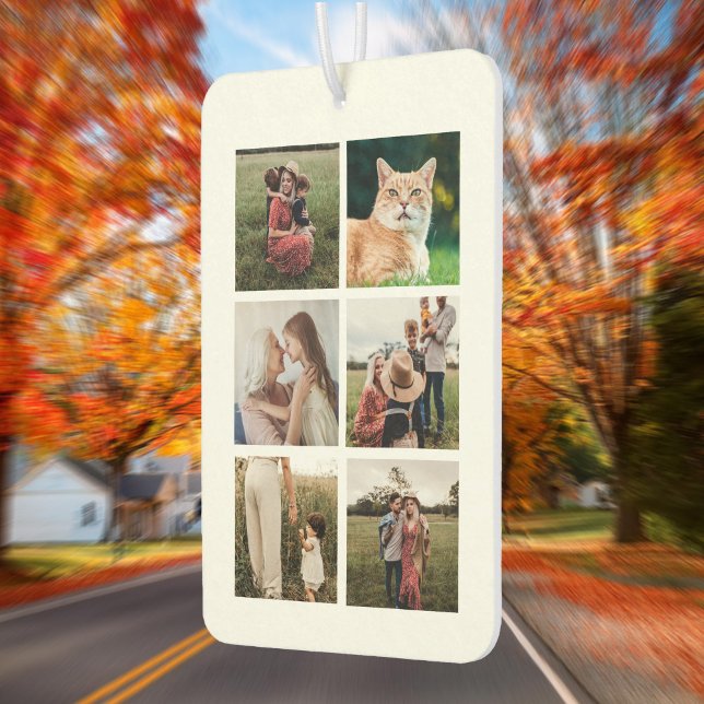 Custom 6 Photo Collage Air Freshener (Creator Uploaded)