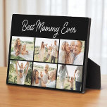Custom 6 Photo Collage Modern Best Mommy Ever  Plaque<br><div class="desc">Celebrate her with a sleek and stylish keepsake she will cherish forever. This Modern Best Mommy Ever custom plaque features six photo slots to highlight your most meaningful memories. Its clean layout and contemporary design make it perfect for Mothers Day, birthdays, or any occasion where you want to honor the...</div>