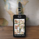 Custom 6 Photo Name Instagram Luggage Tag<br><div class="desc">Travel in style with this custom 6-photo luggage tag, perfect for showcasing your favorite memories. Personalize it with up to six of your cherished photos and your name, creating a functional yet meaningful accessory. Made from durable materials, the tag ensures your bags are easily identifiable while adding a touch of...</div>