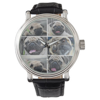 Custom 6 photos collage watch