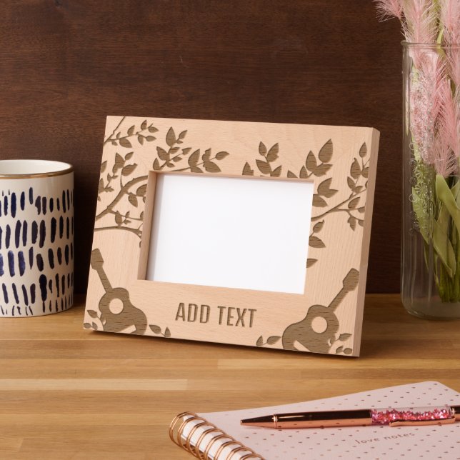 Custom 6" x 4" Landscape, FrameStyle: natural Engr Engraved Frames (Left)