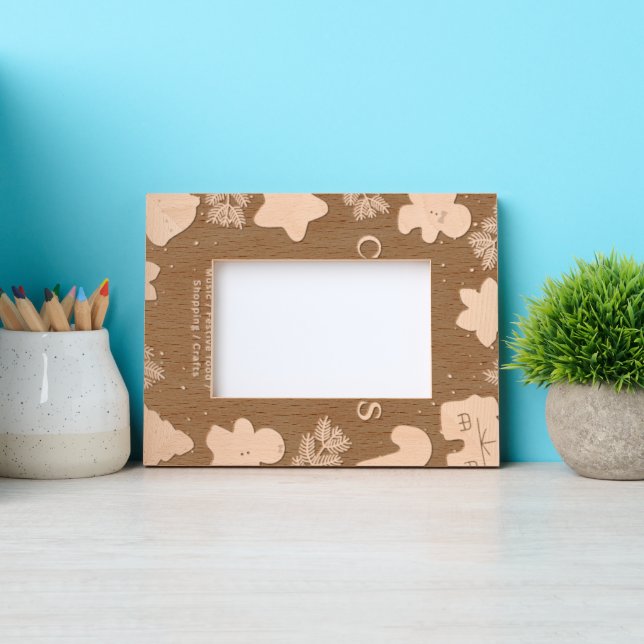 Custom 6" x 4" Landscape, FrameStyle: natural Engraved Frames (Front)