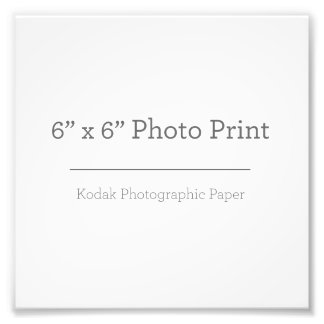 Custom 6 x 6 Photo Print