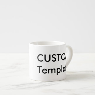 Custom 6oz White Espresso Coffee Cup