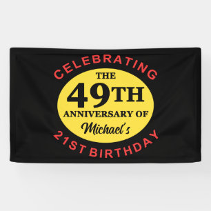 Custom 70th Birthday Humor Banner