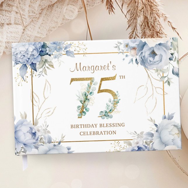Custom 75th Birthday Guest Book (Creator Uploaded)