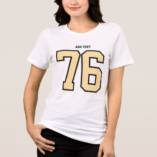 Custom 76 Jersey T-Shirt - Oversized Sporty Shirt