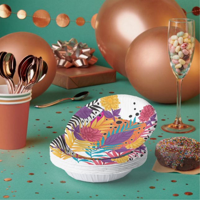 Custom 7" Paper Bowls | Party Tableware (Multi)