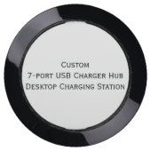 Custom 7-Port USB Charger Hub Charging Station (Front)