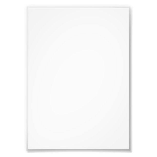 Custom 7" x 5" Portrait Photo Print (Front)