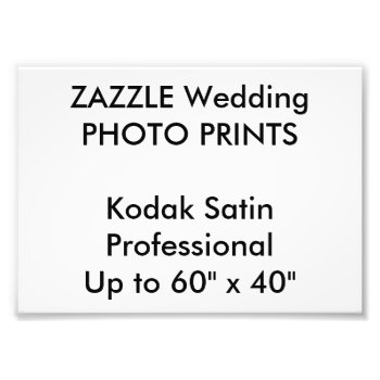 Custom 7" X 5" Professional Photo Prints by TheWeddingCollection at Zazzle