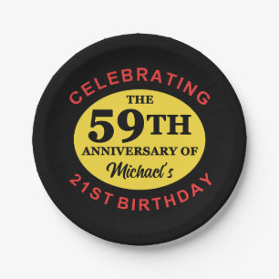 Custom 80th Birthday Humor Paper Plates