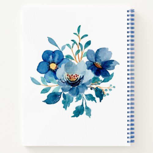 Custom 85 x 11 Spiral Notebook