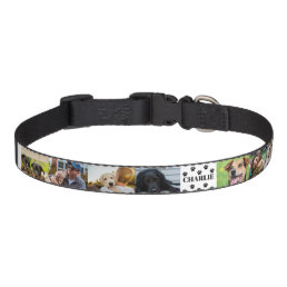 Custom 8 Pet Photo Collage Dog Name  Pet Collar